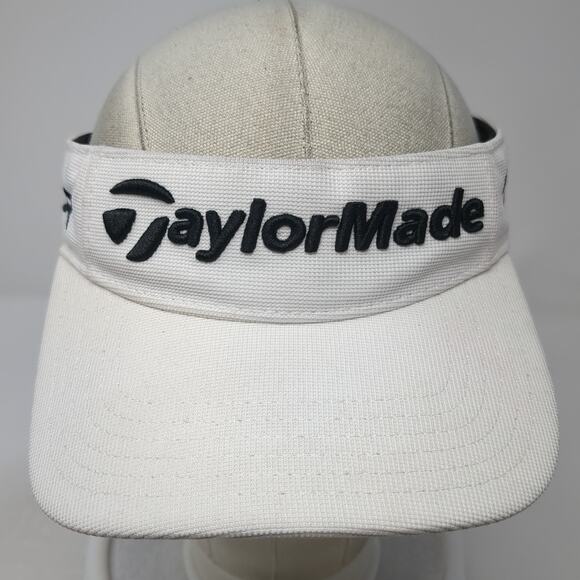TaylorMade SLDR Tour Preferred Strapback Visor Hat White One Size Outdoor - Picture 2 of 9